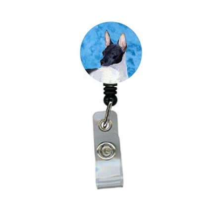 Teacher&Aposs Aid Rat Terrier Retractable Badge Reel Or Id Holder With Clip TE3444256